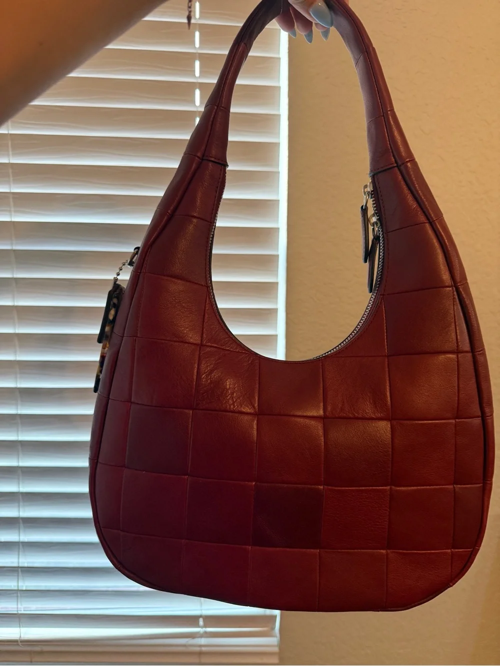 Coachtopia Alter Ego Crescent Shoulder Bag in Ruby